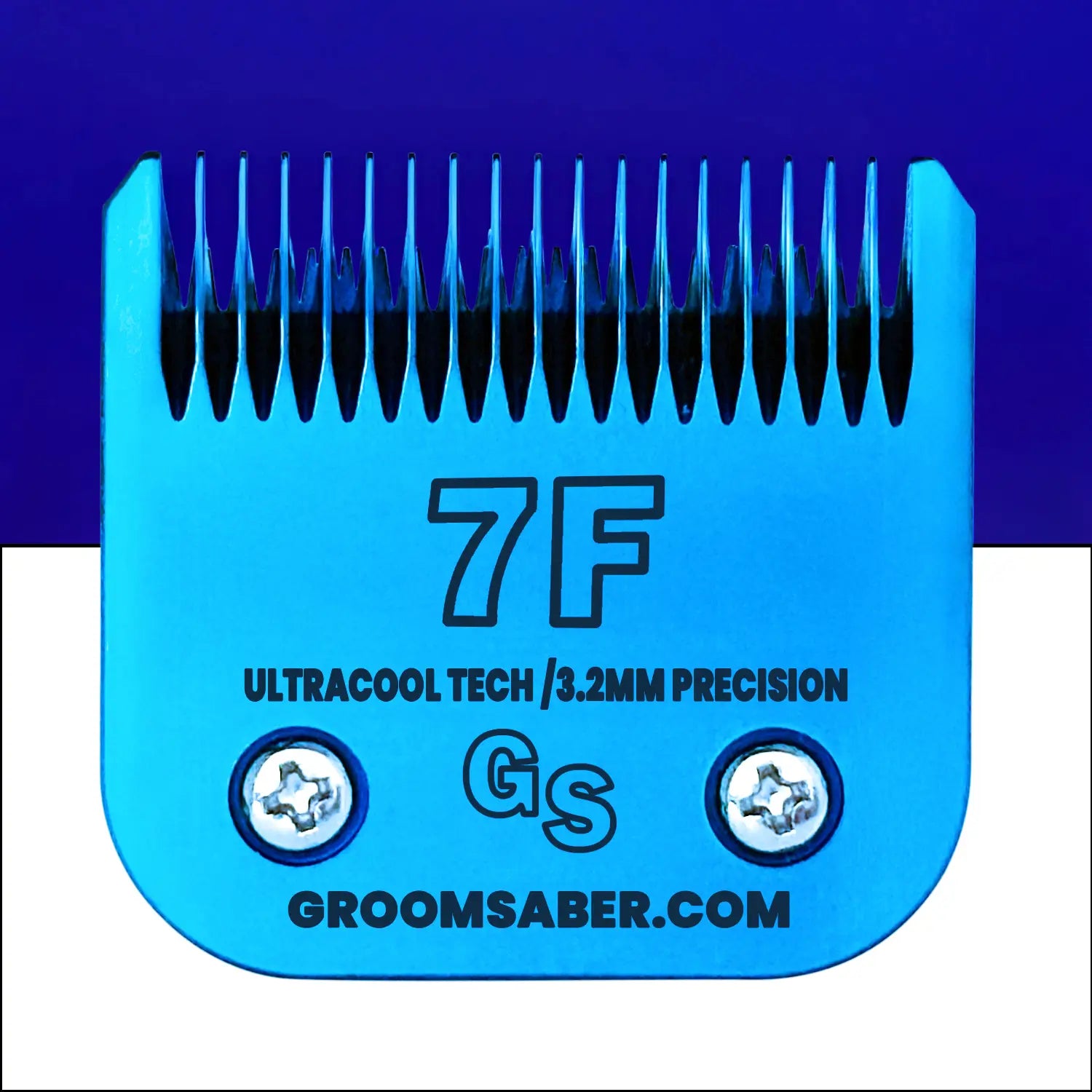 7F Blue Steel Dog Clipper Blade (3.2 mm)